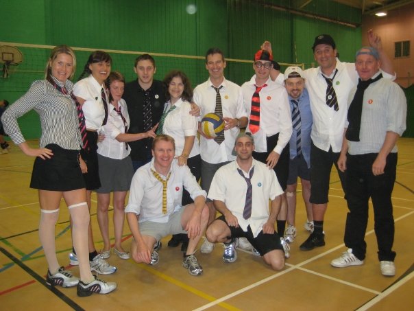 Bournemouth Falcons Volleyball Club - Charity Tournament (Not our normal kit!)